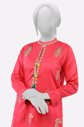 Pink Embroidered 2PC From Sohaye By Diners