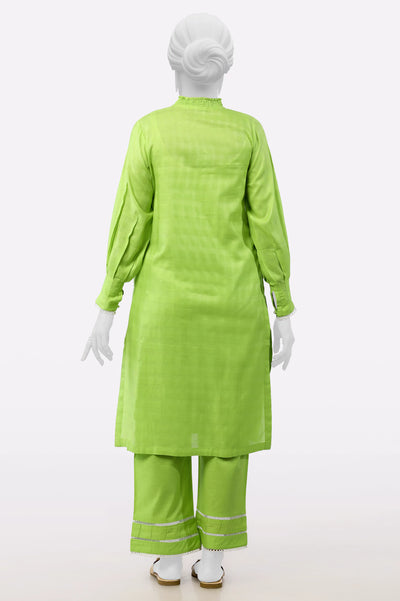 Green Embroidered 2PC From Sohaye By Diners