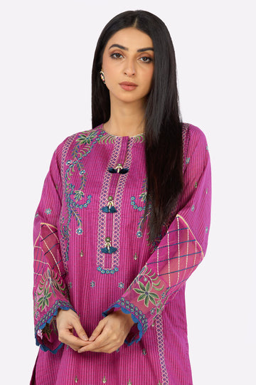 Slub Dyed Embroidered 2PC From Sohaye By Diners