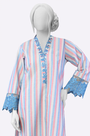 Light Grey Embroidered 2PC From Sohaye By Diners