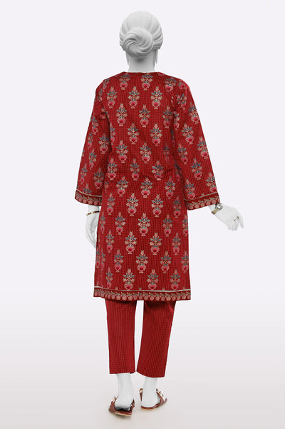 Maroon Block Printed 2PC From Sohaye By Diners