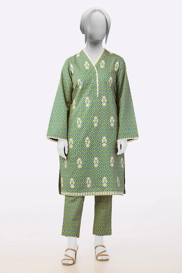 Blue Embroidered 2PC Suit From Sohaye By Diners