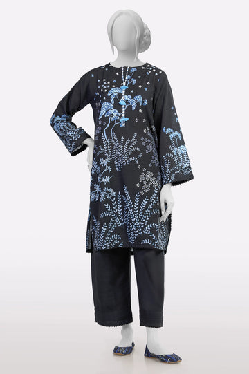 Black Printed 2PC From Sohaye By Diners