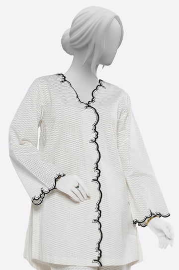 White Stylised 2PC From Sohaye By Diners