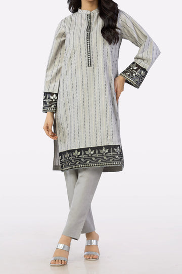 Grey Embroidered 2PC From Sohaye By Diners