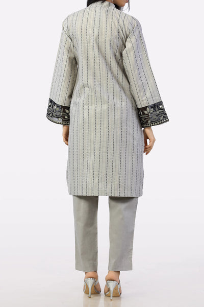 Grey Embroidered 2PC From Sohaye By Diners