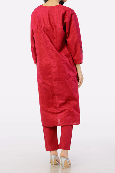 Red Stylised 2PC From Sohaye By Diners