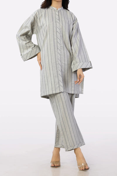 Light Grey Stylised 2PC From Sohaye By Diners