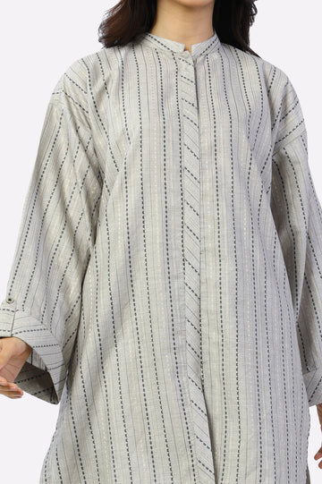 Light Grey Stylised 2PC From Sohaye By Diners