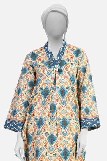 Beige Printed 2PC From Sohaye By Diners