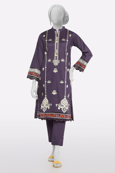 Purple Embroidered 2PC From Sohaye By Diners