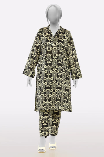 Black Printed 2PC From Sohaye By Diners