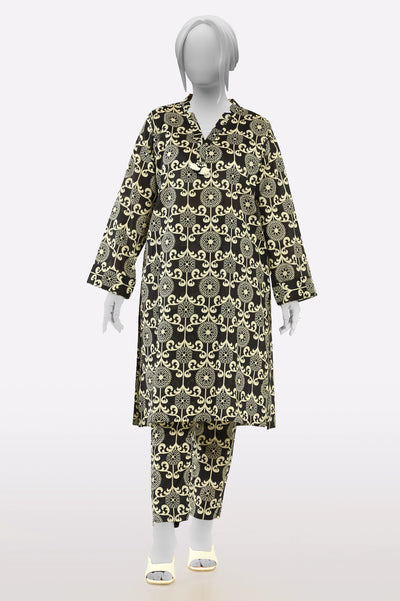 Black Printed 2PC From Sohaye By Diners