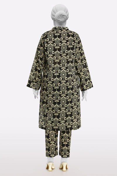Black Printed 2PC From Sohaye By Diners