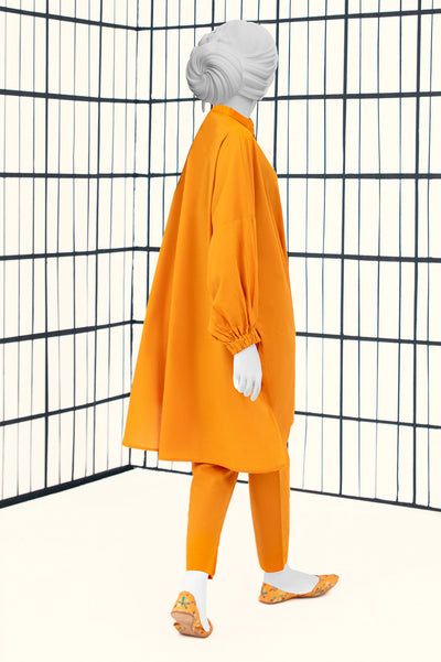 Orange Stylised 2PC From Sohaye By Diners