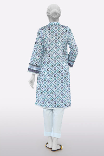 Sky Blue Printed 2PC From Sohaye By Diners