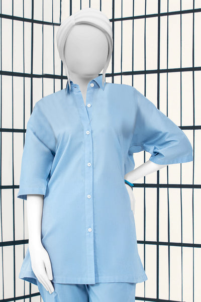 Light Blue Stylised 2PC From Sohaye By Diners