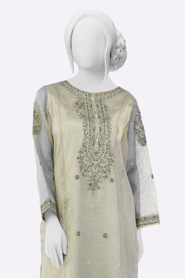 Beige Embroidered 2PC From Sohaye By Diners