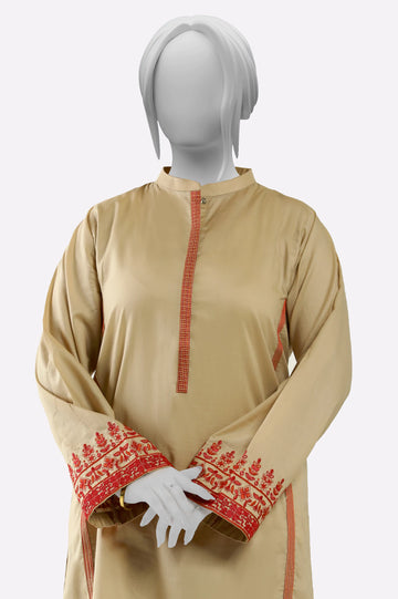 Beige Embroidered 2PC From Sohaye By Diners