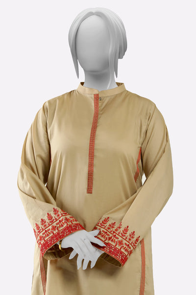 Beige Embroidered 2PC From Sohaye By Diners