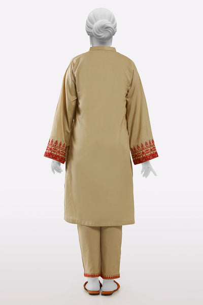 Beige Embroidered 2PC From Sohaye By Diners