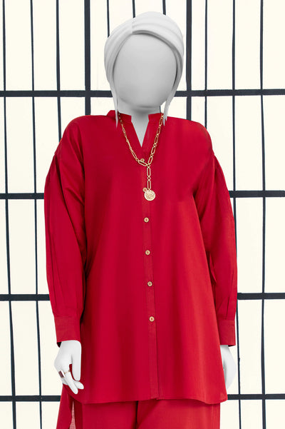 Maroon Stylised 2PC From Sohaye By Diners