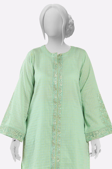 Sea Green Embroidered 2PC From Sohaye By Diners
