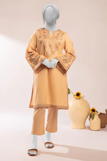 Beige Embroidered 2PC From Sohaye By Diners