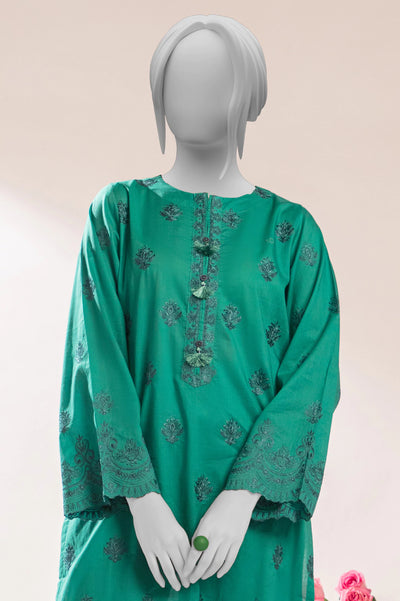 Sea Green Embroidered 2PC From Sohaye By Diners