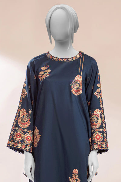 Navy Blue Embroidered 2PC From Sohaye By Diners