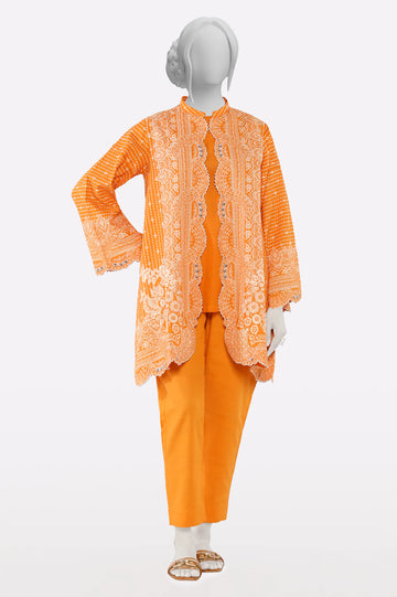 Orange Printed 2PC From Sohaye By Diners