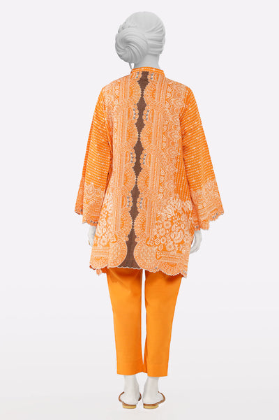 Orange Printed 2PC From Sohaye By Diners