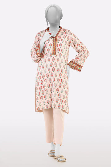 Light Peach Printed 2PC From Sohaye By Diners