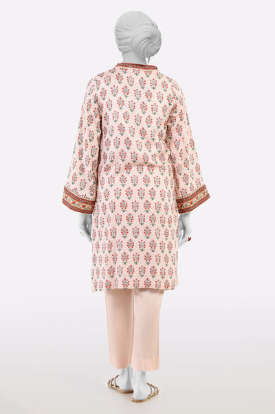 Light Peach Printed 2PC From Sohaye By Diners