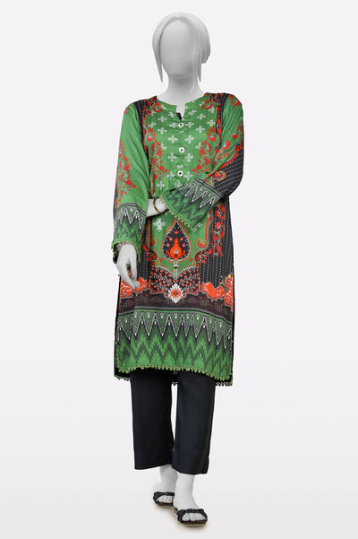 Green Printed 2PC From Sohaye By Diners
