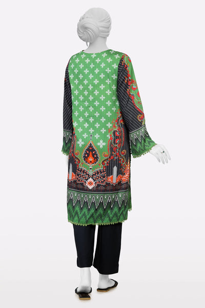 Green Printed 2PC From Sohaye By Diners