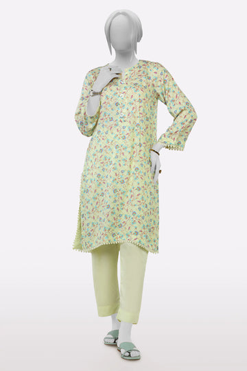 Light Green Printed 2PC From Sohaye By Diners