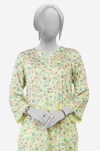 Light Green Printed 2PC From Sohaye By Diners