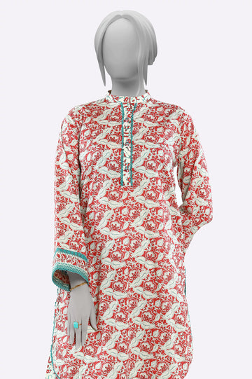 Red Printed 2PC From Sohaye By Diners