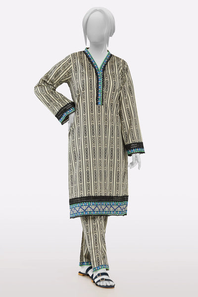 Black Printed 2PC From Sohaye By Diners