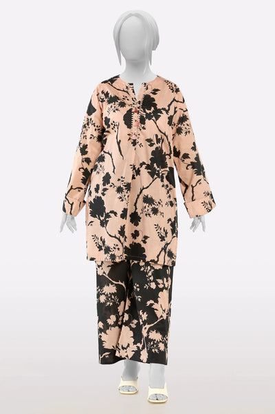 Pink Printed 2PC From Sohaye By Diners