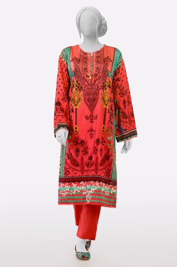 Pink Printed 2PC From Sohaye By Diners