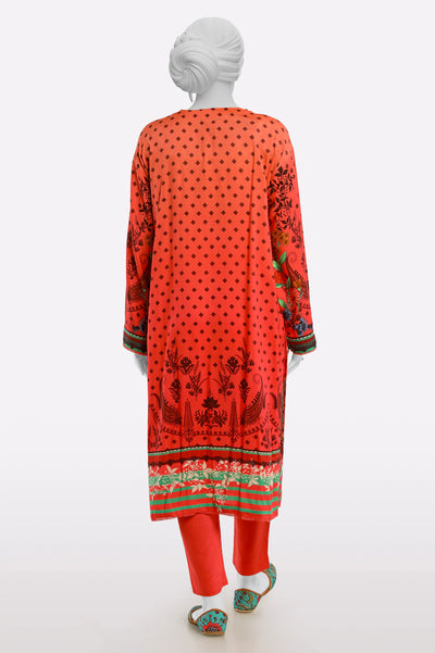 Pink Printed 2PC From Sohaye By Diners