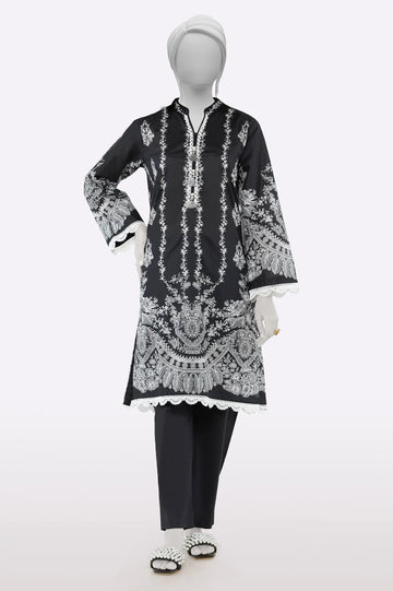 Black Printed 2PC From Sohaye By Diners