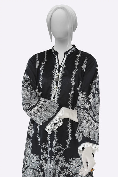 Black Printed 2PC From Sohaye By Diners