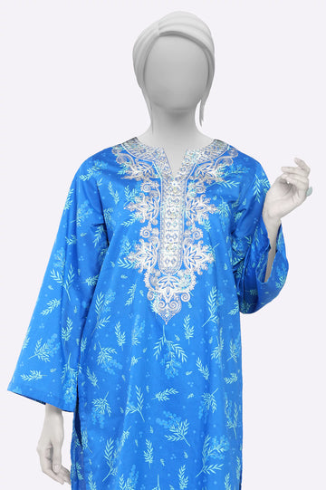 Blue Print Embroidered 2PC From Sohaye By Diners