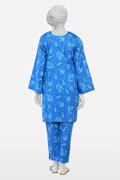Blue Print Embroidered 2PC From Sohaye By Diners