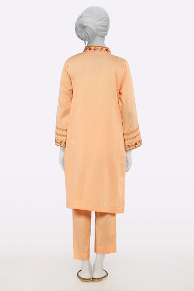 Peach Embroidered 2PC From Sohaye By Diners