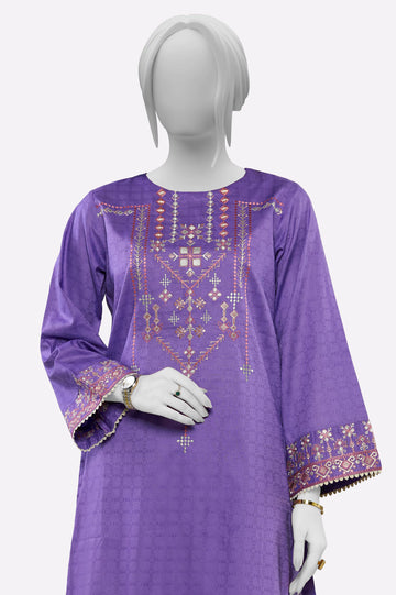 Purple Embroidered 2PC From Sohaye By Diners