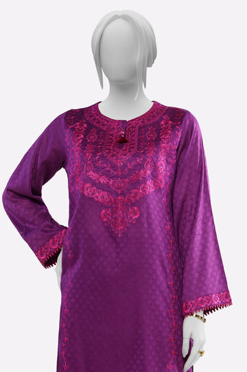 Purple Embroidered 2PC From Sohaye By Diners